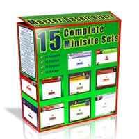 15 Komplette Minisite-Sets