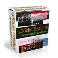 15 Niche Headers-Paket