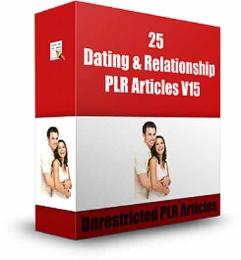 25 Dating & Relationship PLR Artikel V15