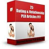 25 Dating & Relationship PLR Artikel V17
