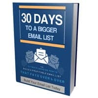 30 Tage, um Ihre größere E-Mail Liste zu erstellen