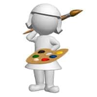 3D Cutie Charaktere