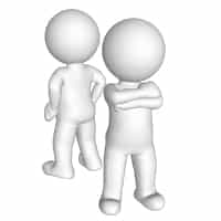 3D-Mann-Figuren