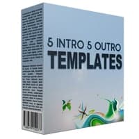 5 Intro und 5 Outro Powerpoint Vorlagen