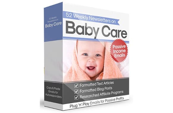 52 wöchentliche Newsletter zur Babypflege
