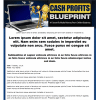Bargewinne Blueprint-Vorlage