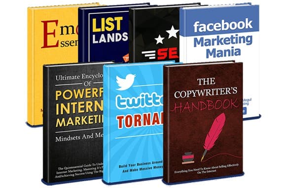 Sammlung von 7 wiederverwendbaren Ebooks