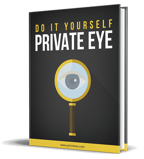 Tun Sie es sich selbst, private Augen