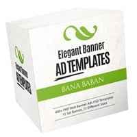 Paket mit eleganten Banner-Werbevorlagen