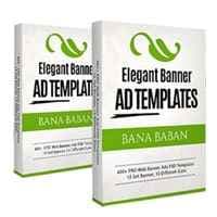 Elegante Banner-Werbung