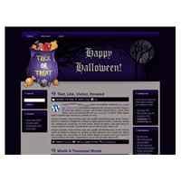 Halloween Website Vorlage 3