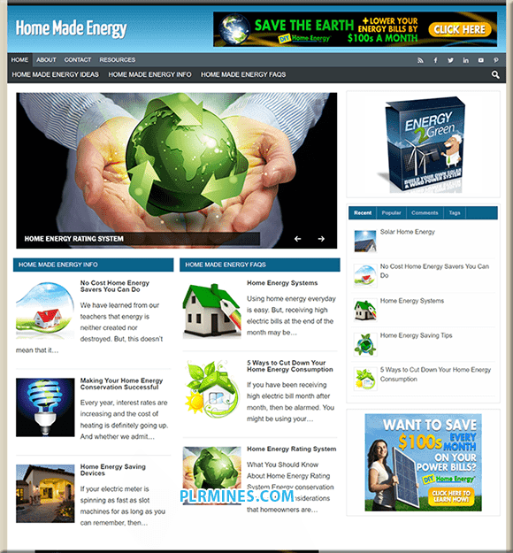 Home Made Energy Affiliate-Blog