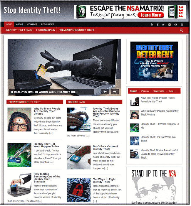 Identity Theft Fertig-Gemachter Blog