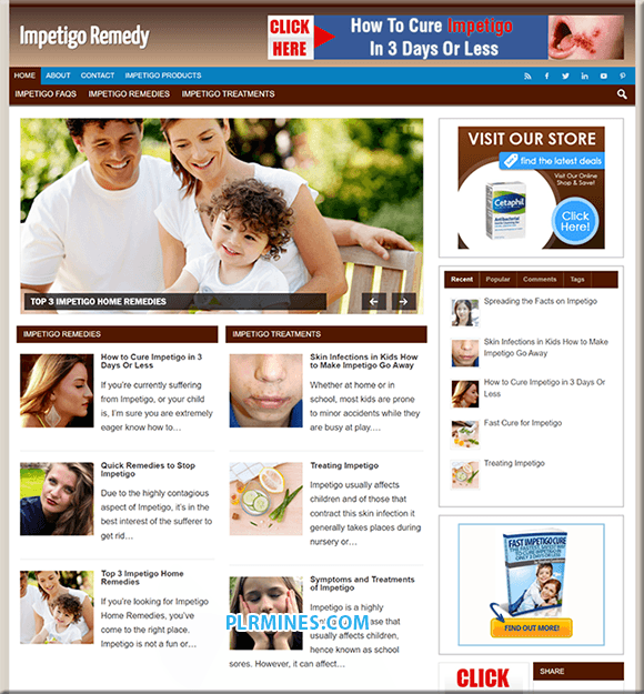 Impetigo-Heilmittel WordPress-Blog