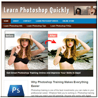 Learn Photoshop PLR Website