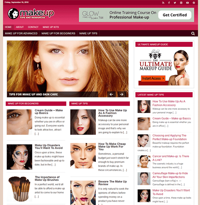Make-up-Tipps PLR-Blog
