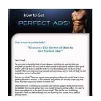Perfekte Abs Minisite