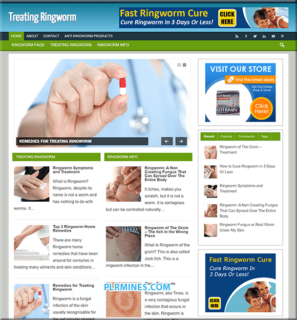 Ringworm-Behandlung WordPress-Blog