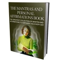 Das Mantras und persönliche Affirmationen Buch