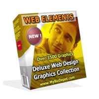Web Elements Deluxe Web Design Grafik Kollektion