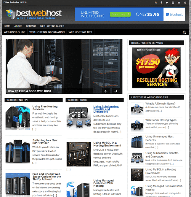 Web Hosting Tipps PLR Blog