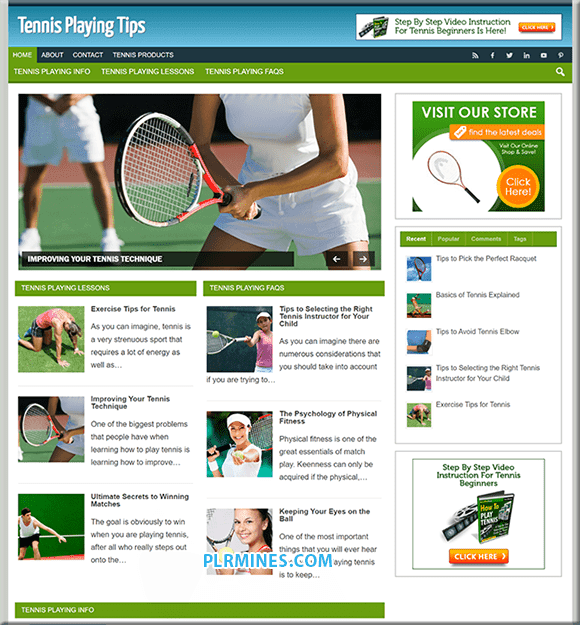 Tennis Spiel Tipps WP Website