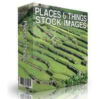 Orte und Dinge Stock Bilder