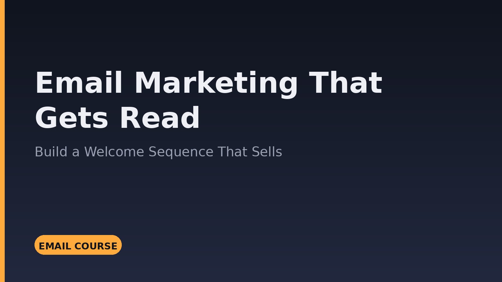 E-Mail-Marketing, das gelesen wird: Eine Willkommensserie aufbauen