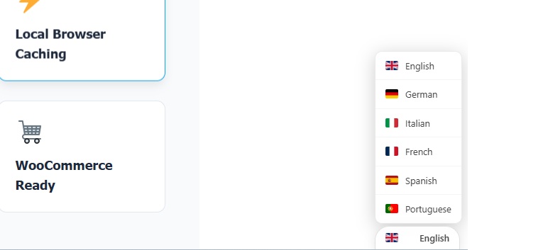 Libre Translate Sprachumschalter